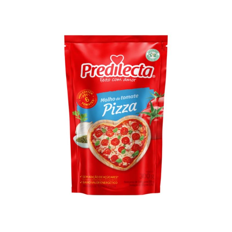 Salsa Tomate Predilecta Pizza Sac 300g