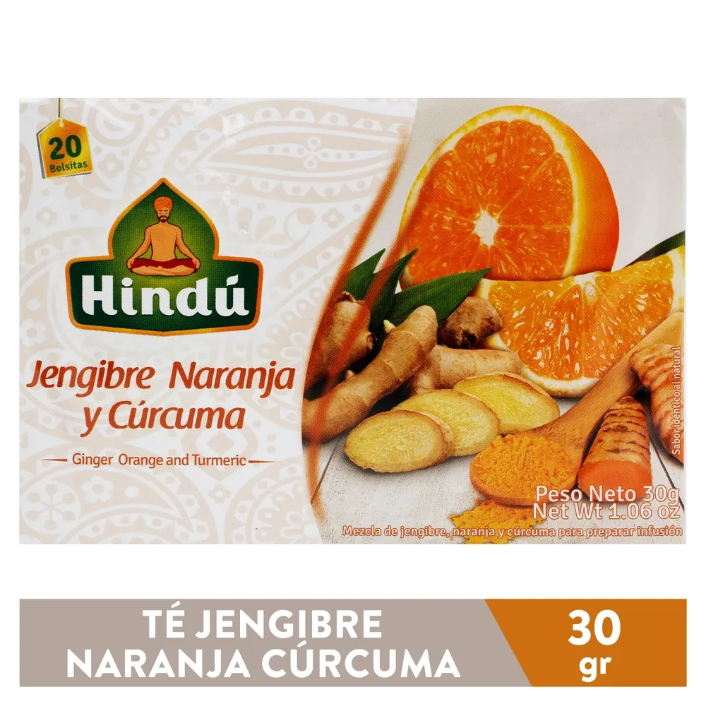 Te Curcuma Naranja Jenibre x 20saq