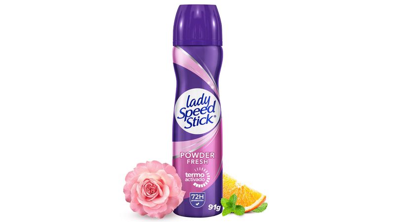 Lady Speed Stick Spray Powder Fresh Femenina