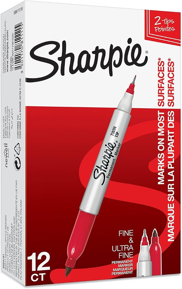 Marcador Permamente Rojo H-Tone