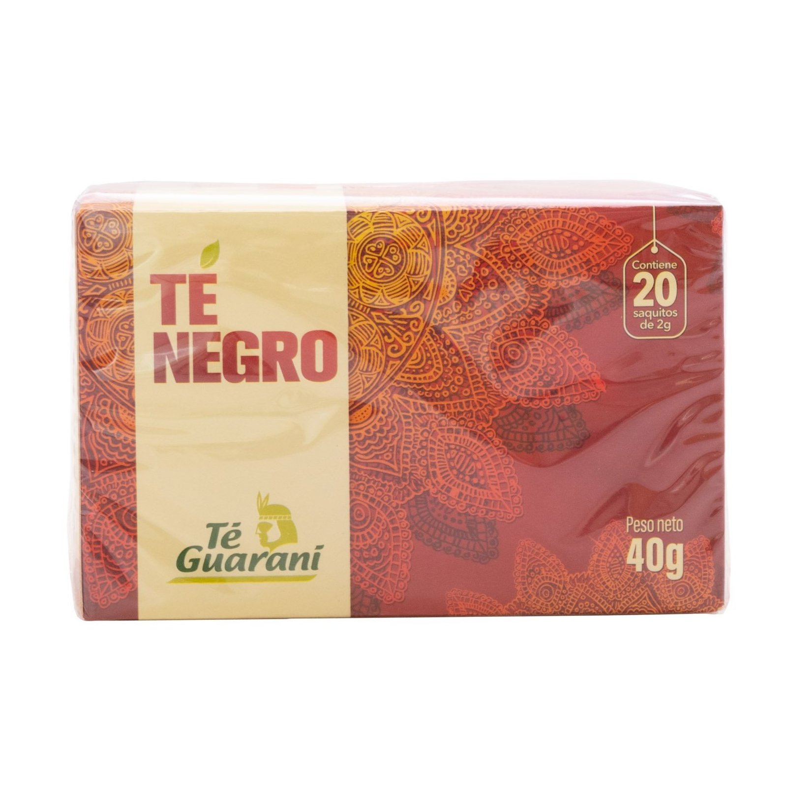 Te Negro Saquitos Guarani x20