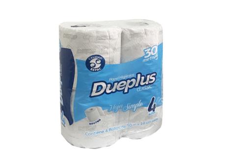 Papel Higiénico Dueplus Neutro 30m