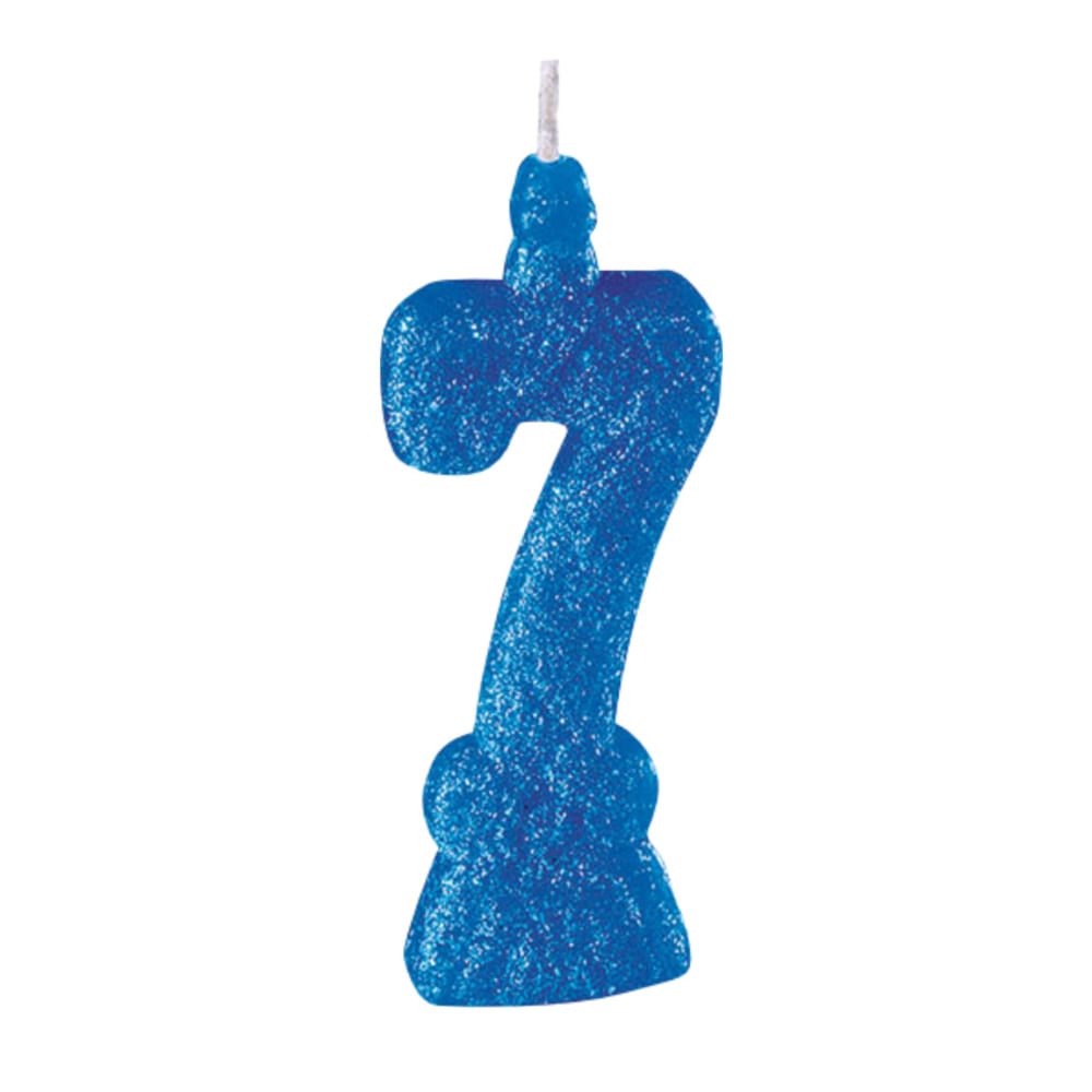 Corinter - Vela Super Numero 7 - Azul Ro