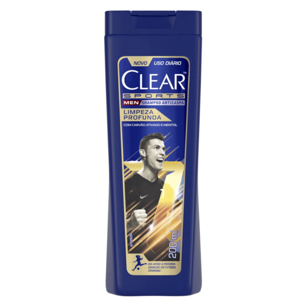 Clear Shampoo Men Anticaspa Sports 12x200