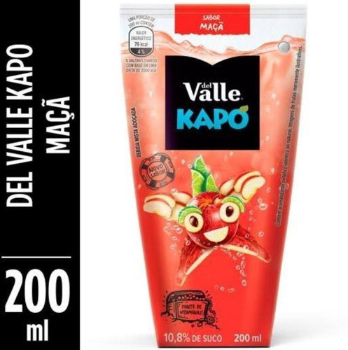 Del Valle Kapo Manzana 200ml