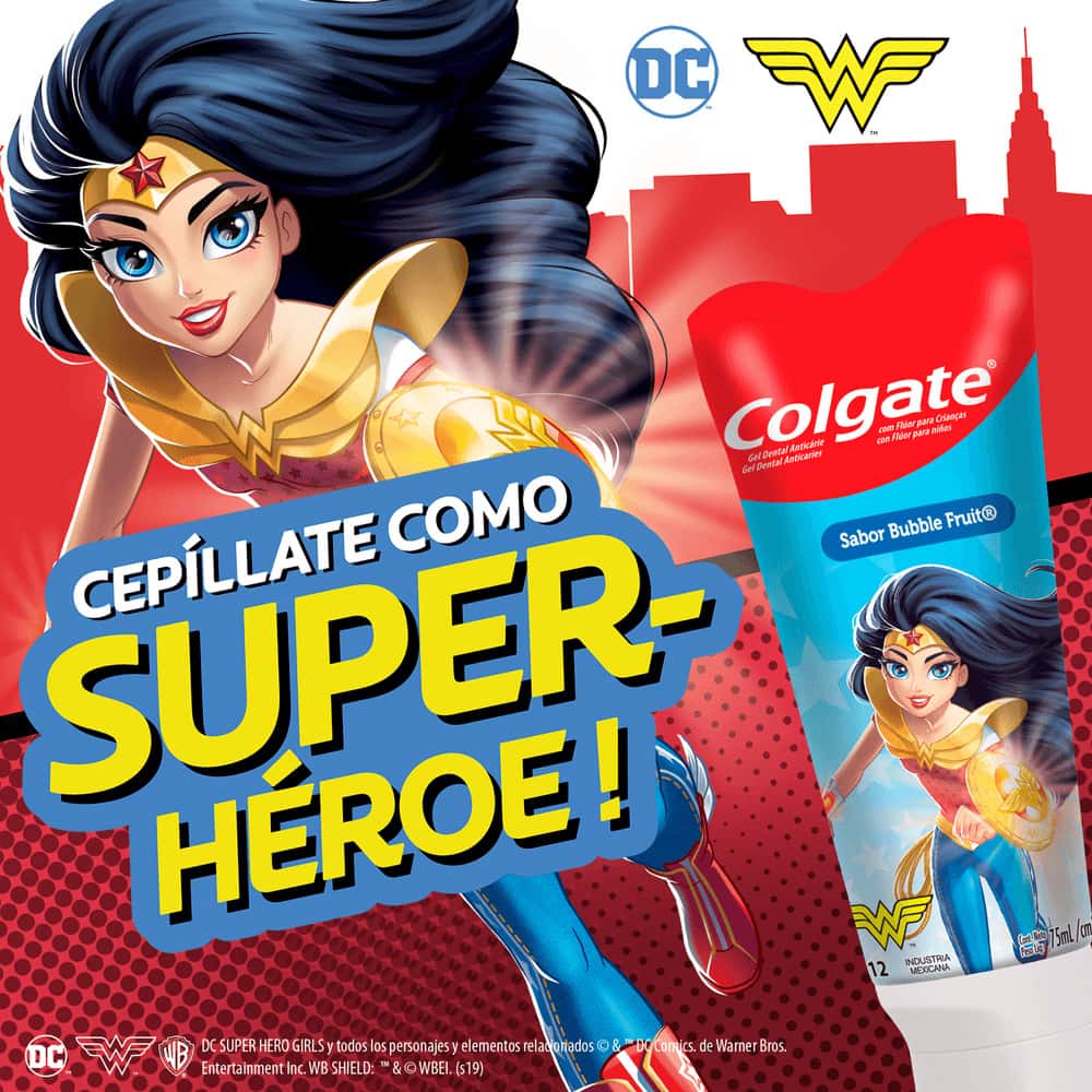 Colgate Crema Dental Smiles Justice League 12x75ml