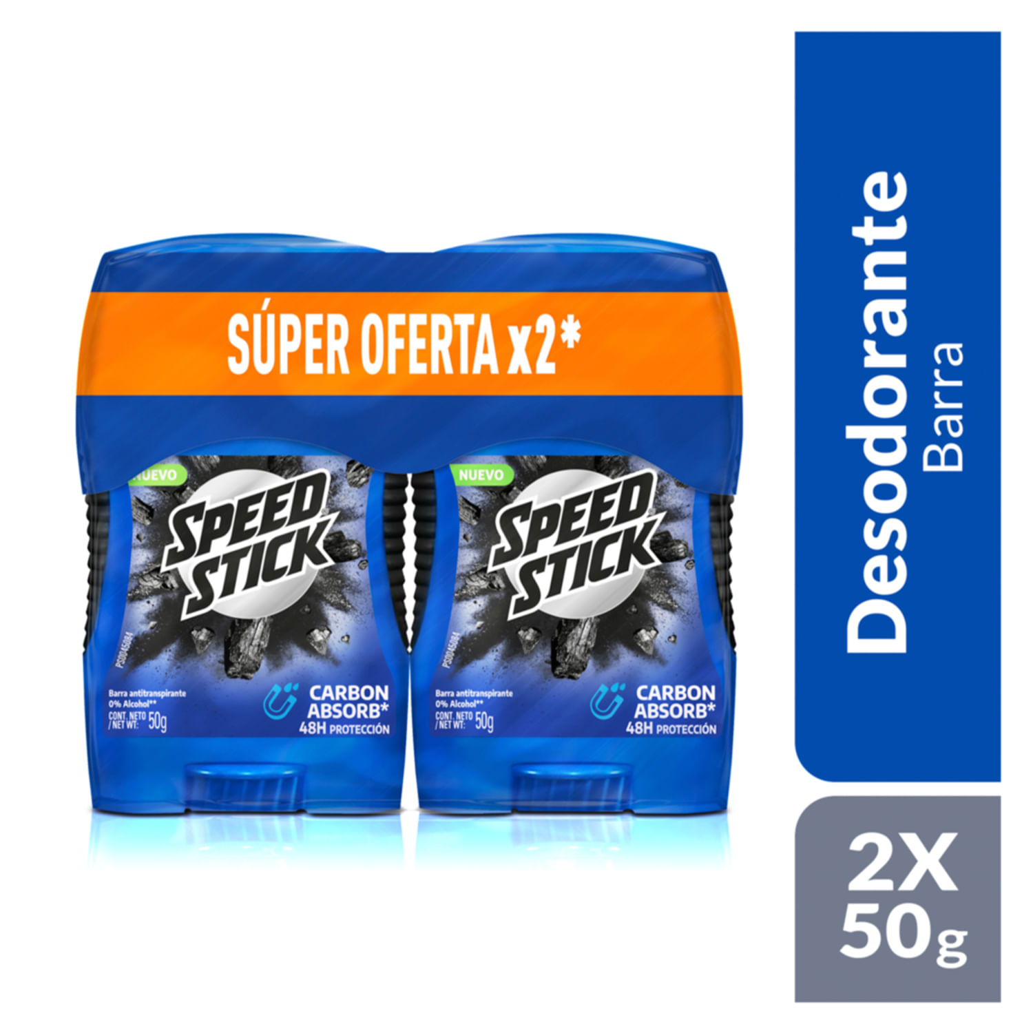 Speed Stick Barra Carbon Absorb* 50g