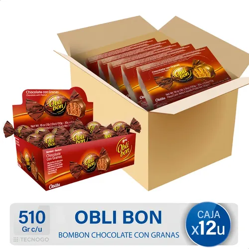 Bombon Oblita Chocolate Display 12x15g