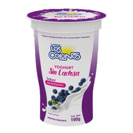 Yogur sin Lactosa Arandano 190g