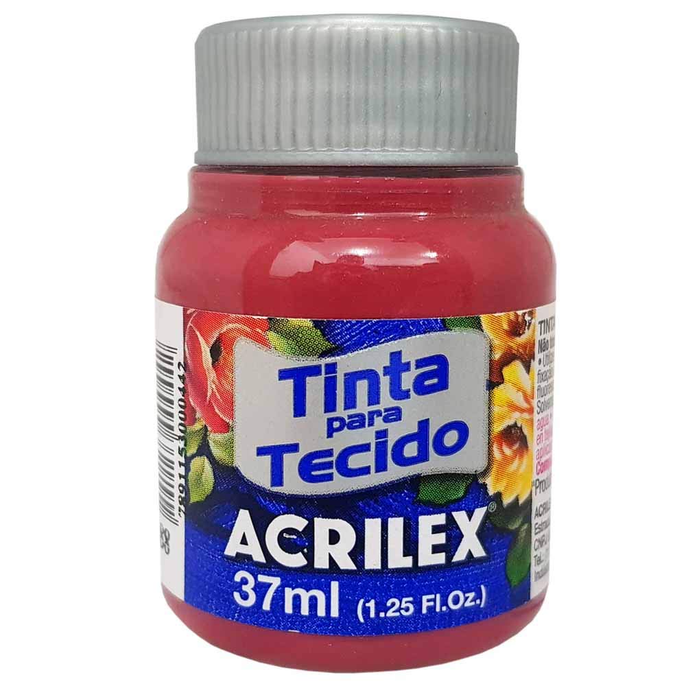 Tinta para Tejido Mate Rojo Quemado Acri 37ml
