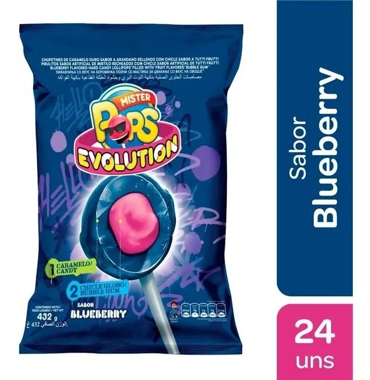 Mr Pops Blueberry 12x24x18g