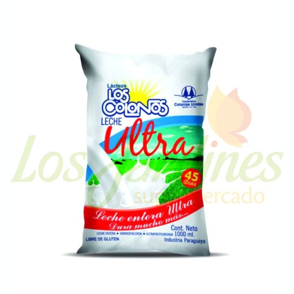 Leche Sachet Enter Ultra los Colonos 1L