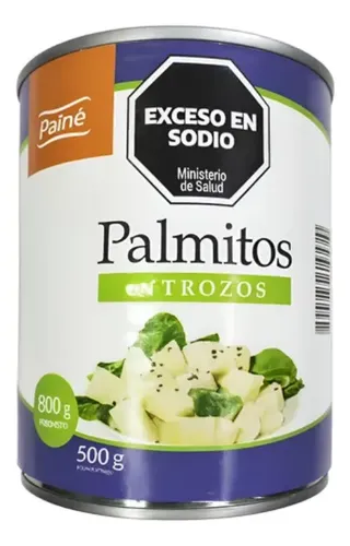 Palmitos Trozos Lupinni 800g