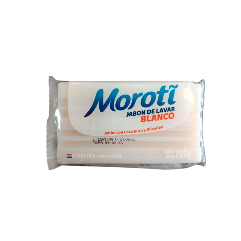 Jabón en Pan Moroti Blanco 200g