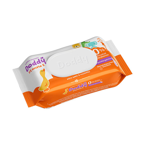 Toallitas Doddy Vit E 50un