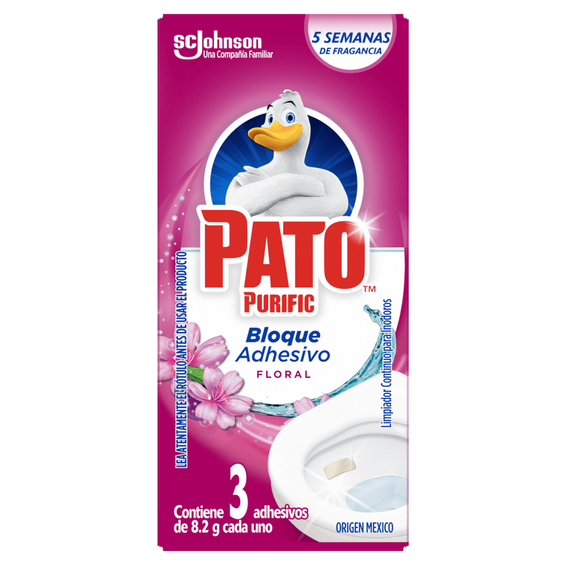 Pato Adh para Inodoro Floral 24 6grx24 Un