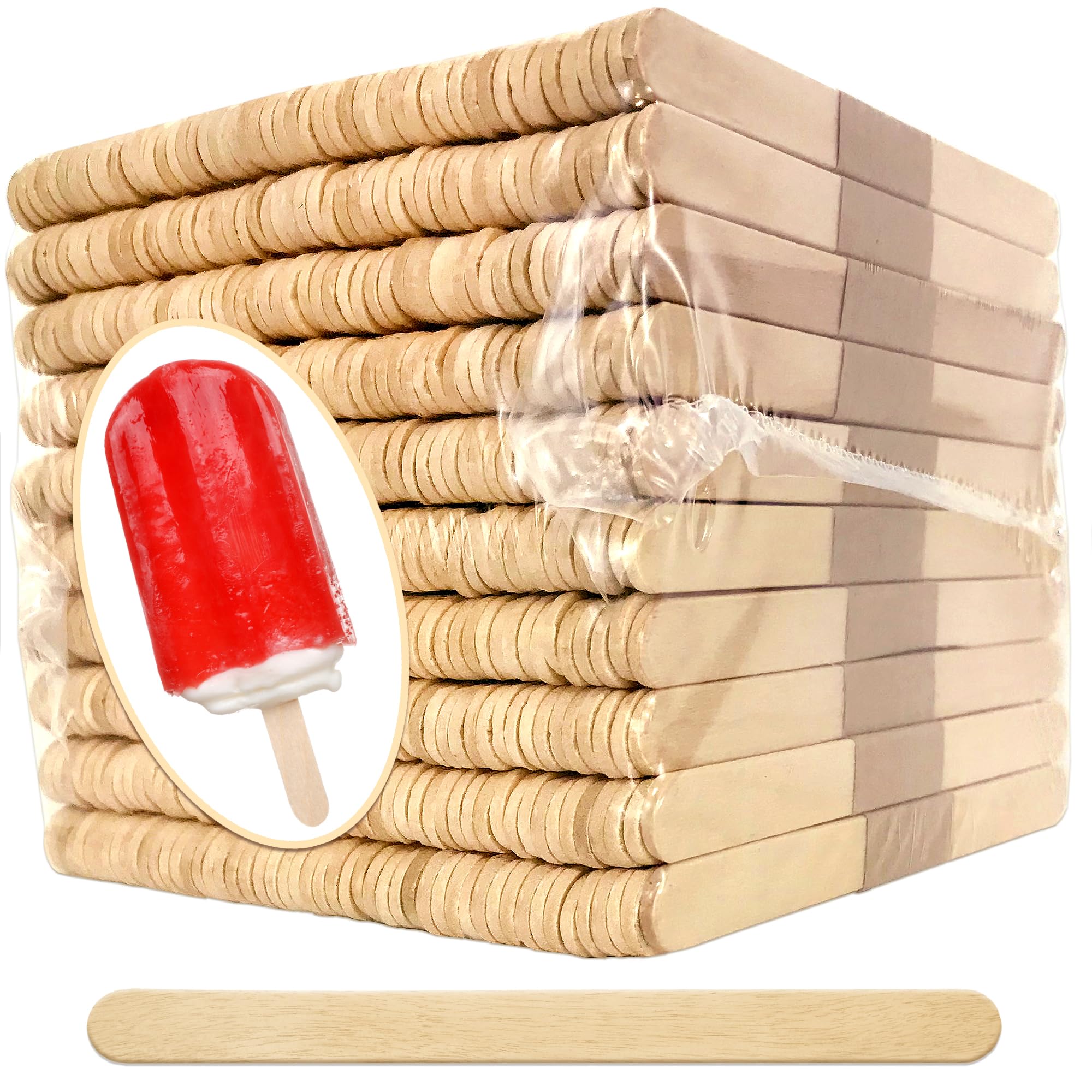 Palito para Helado Comun de Madera Estilo