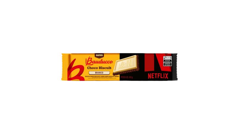 Choco Biscuit Blanco Bauducco 80g