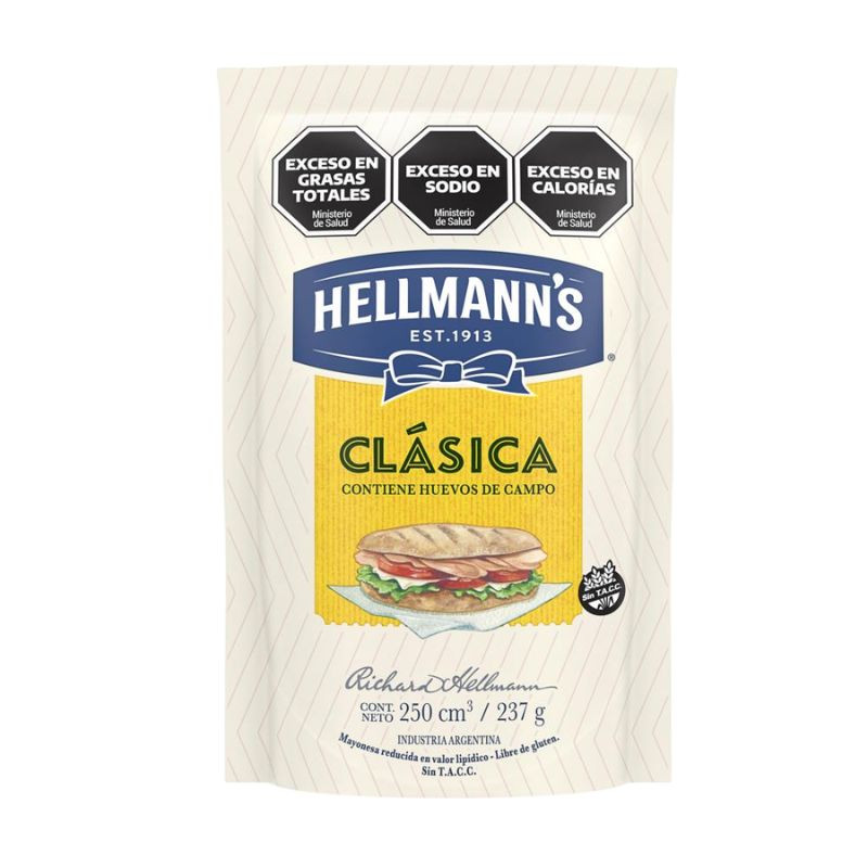 Hellmans Mayonesa Clásica 12-237g