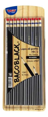 Lapiz de Papel Hb con Borrador Blister
