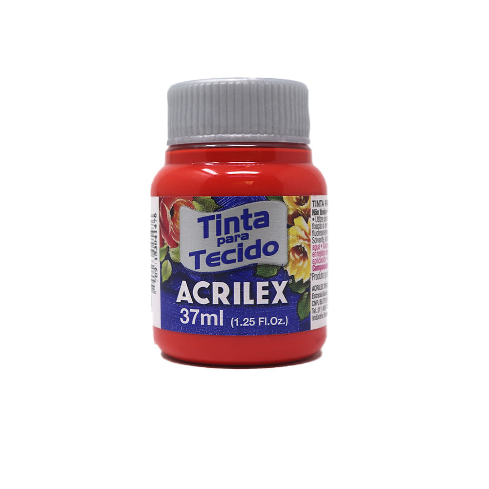 Tinta para Tejido Mate Rojo Vivo Acri 37ml