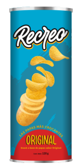 Papas Recreo Original Tubo 120g