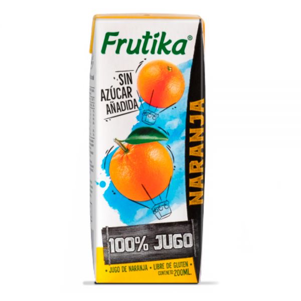 Frutika Jugo Naranja 100% Slim 200ml