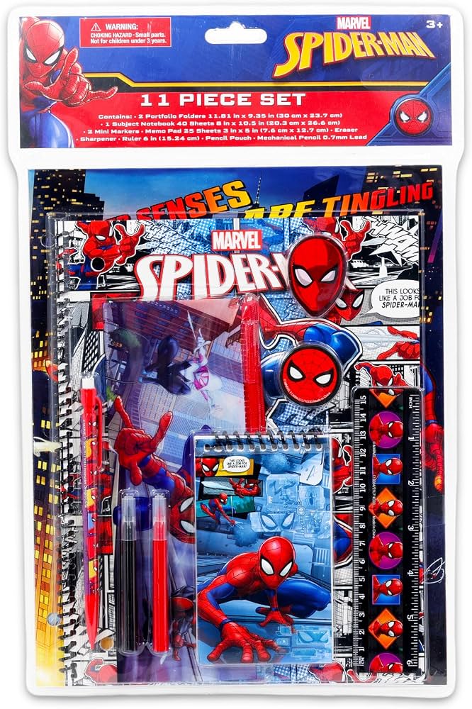 Set Escolar Spiderman