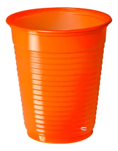 Vaso Copobras Naranja 200ml x50