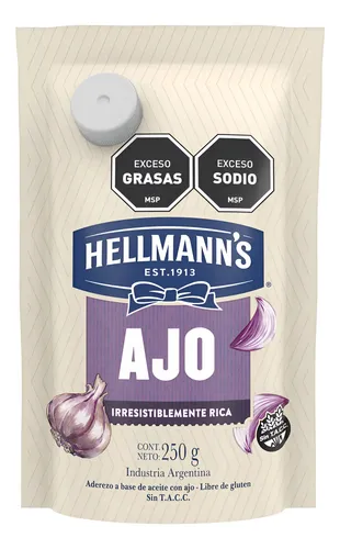 Hellmannas Ader Ajo Dp 250g