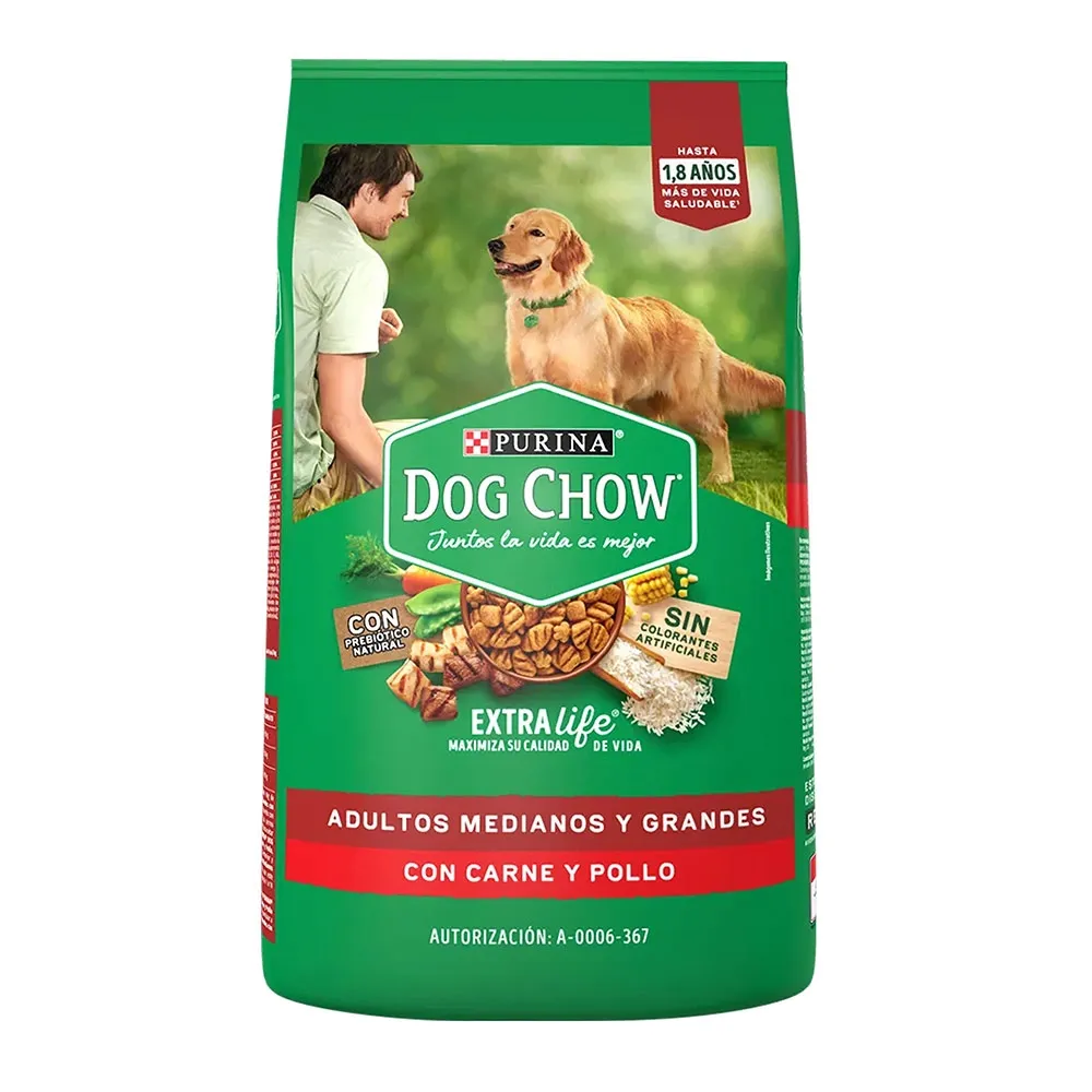Dog Chow Adt Rz Med y Grnd 15kg