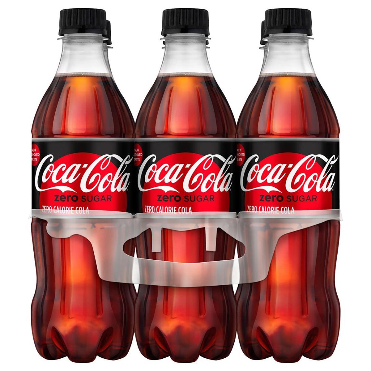 Descartable Coca Cola Sa Zero 500ml x6
