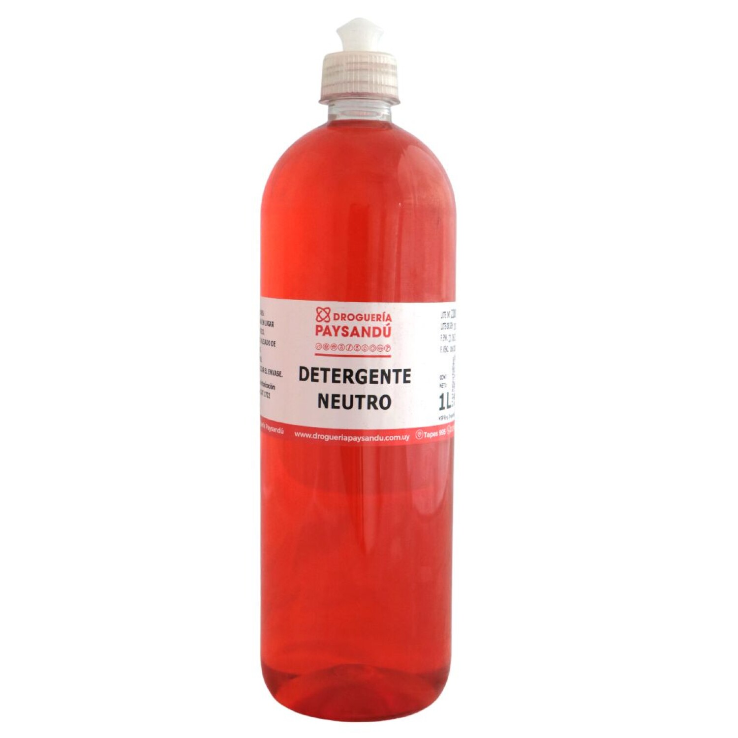 Yuyo Detergente Rojo de 1L