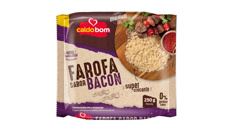 Farofa Caldo Bom Bacon Crocante 250g