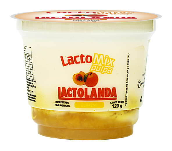 Lactomix Pulpa Durazno Lactolanda 120g