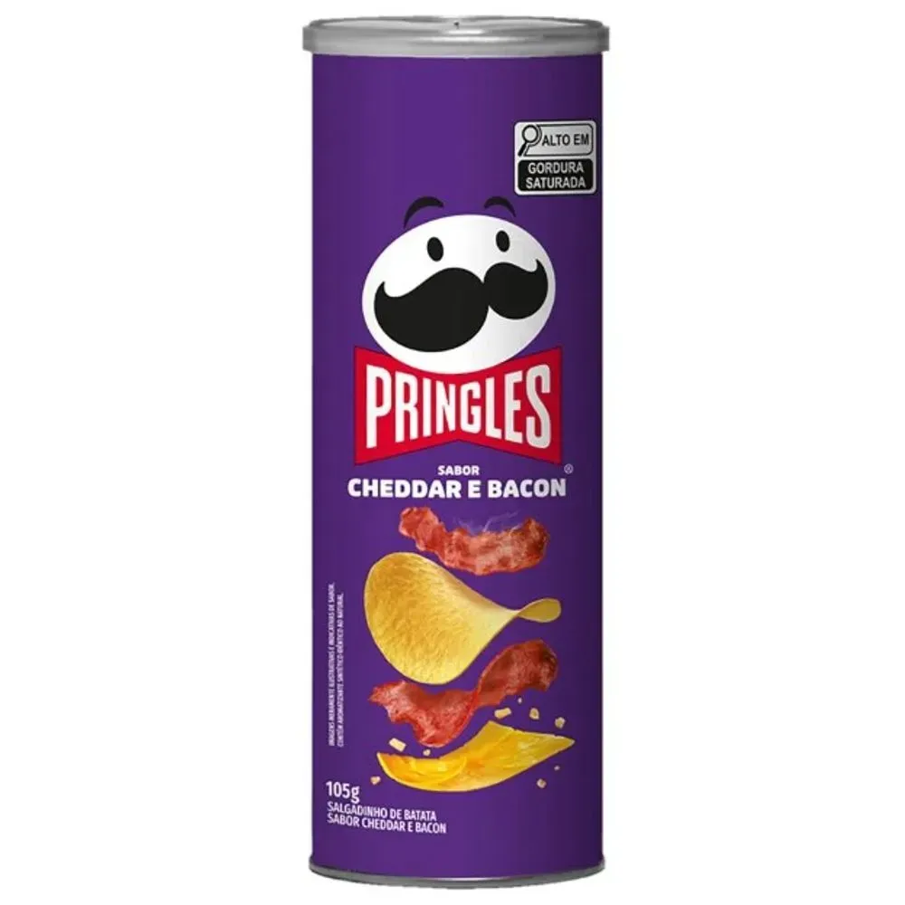 Pringles Cheddar y Bacon 105g