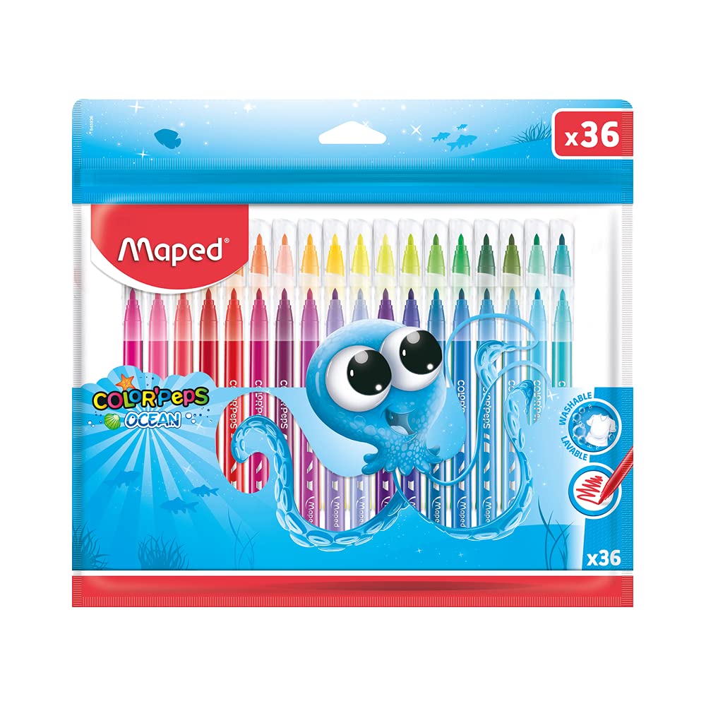 Estuche Marcadores Ocean 36 Co Maped