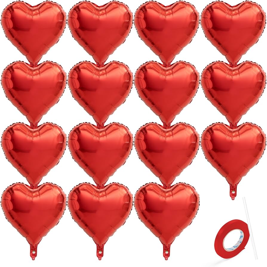 Globo Infantil Corazon Rojo 18