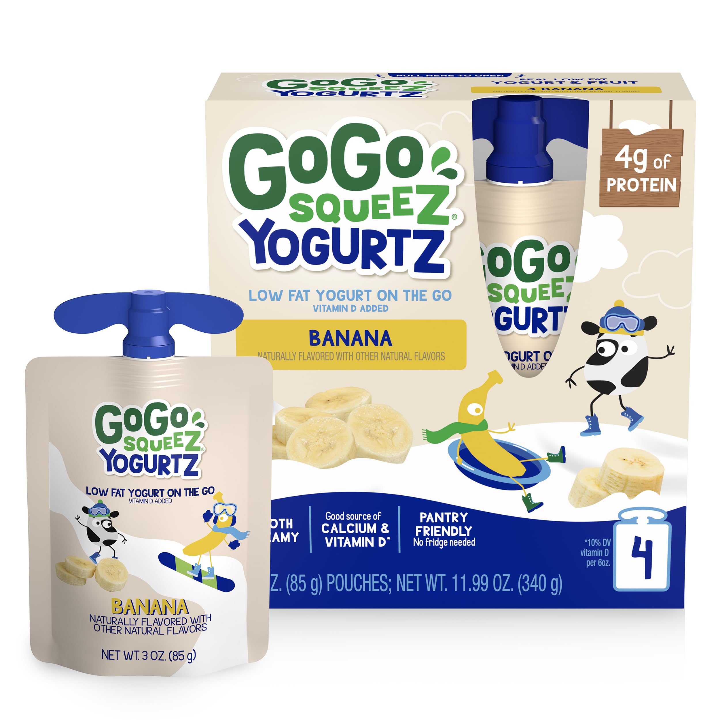 Yogurt Kissi Gurt 1000g-Banana