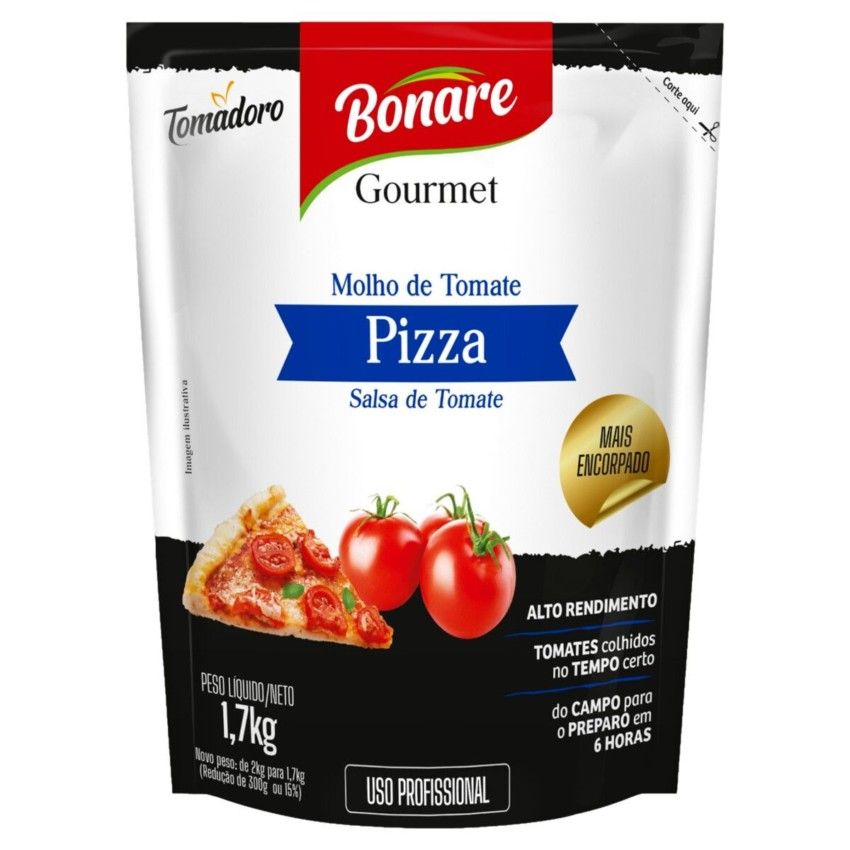 Bonare Salsa Tomate Pizza 17kg