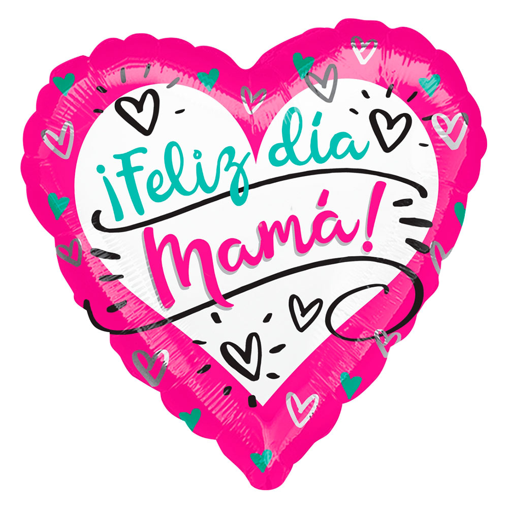 Globo Infantil Corazon Feliz Dia Mam