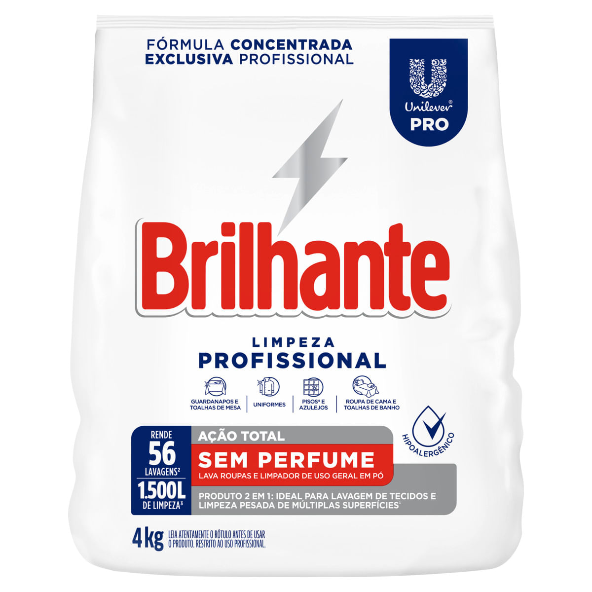 Brilhante Dt Polvo sin Perfume 4kg