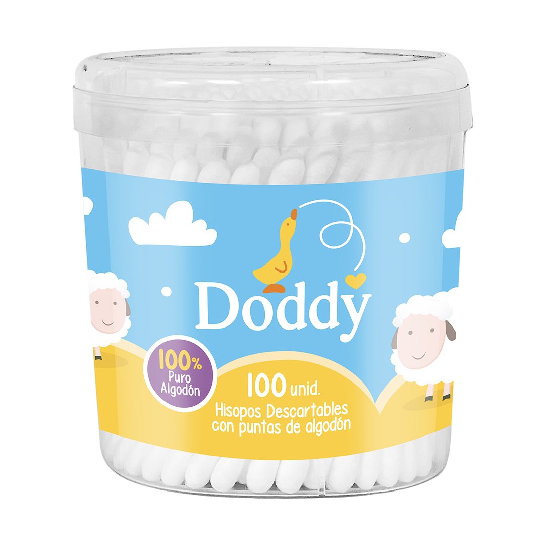 Hisopos Doddy Pote 100un