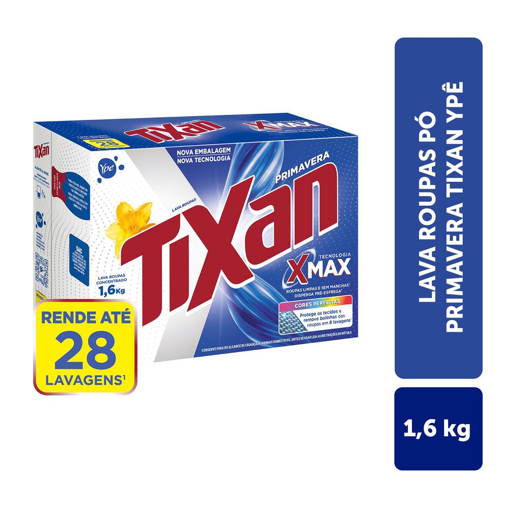 Jabón en Polvo Tixan Primavera 1.6kg