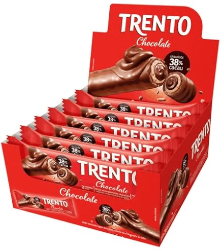 Chocolate Trento Relleno Morango 32g