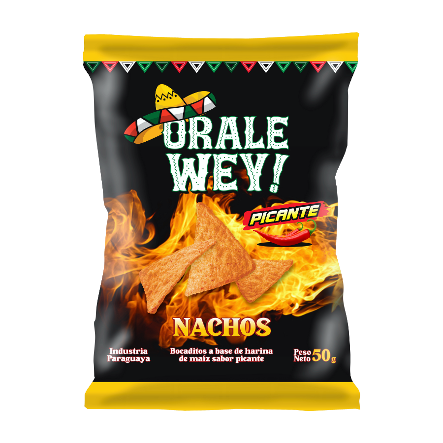Orale Wey Nachos Picante 180g