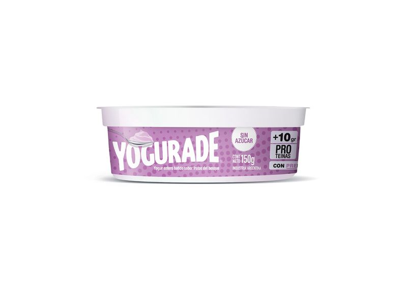 Yogur Entero 140 Frutos del Bosque