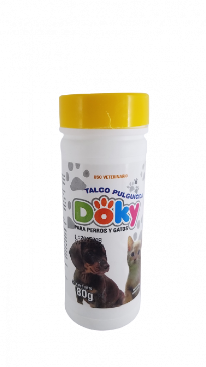 Talco Pulguicida Doky 80g