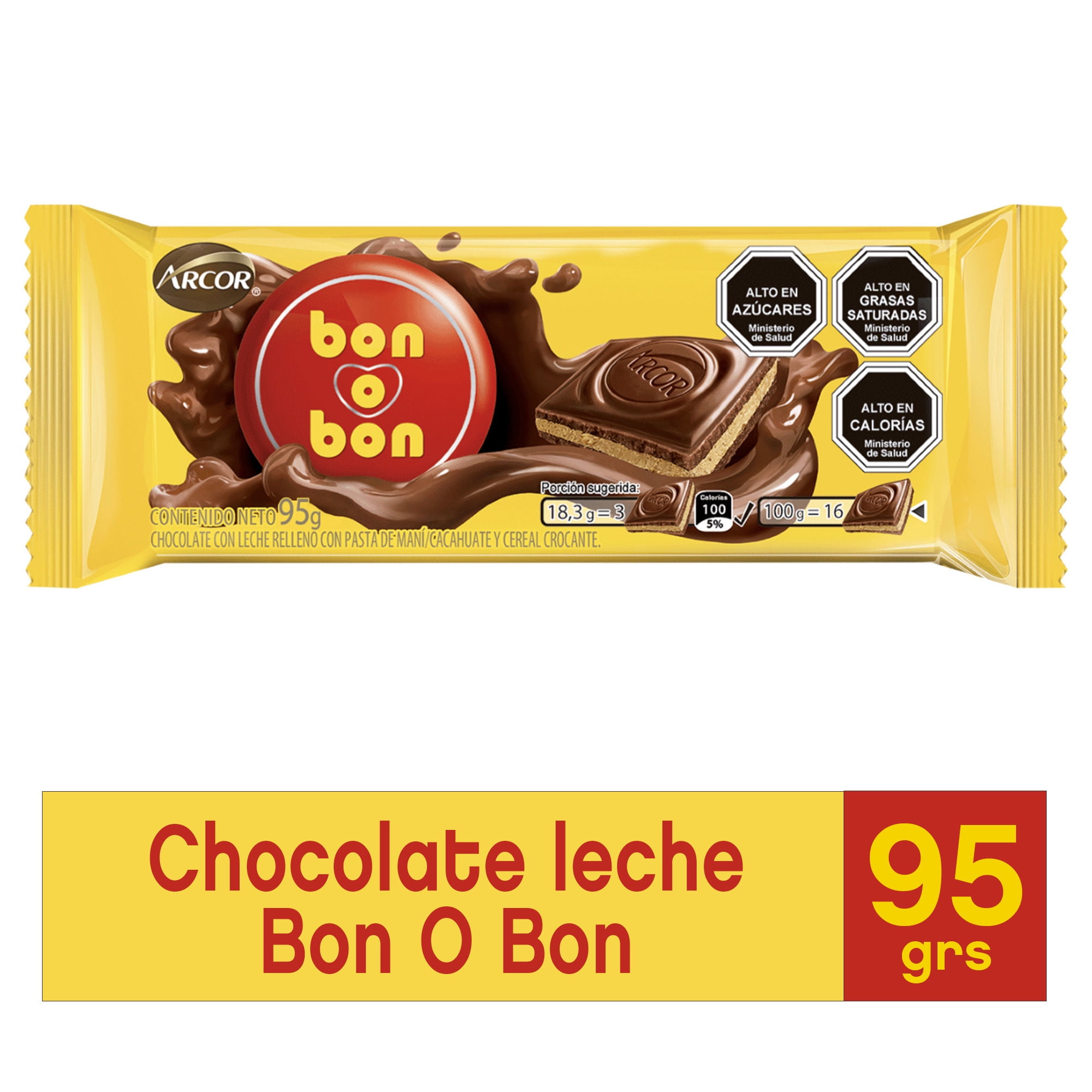 Tableta Bon O Bon Leche 95g