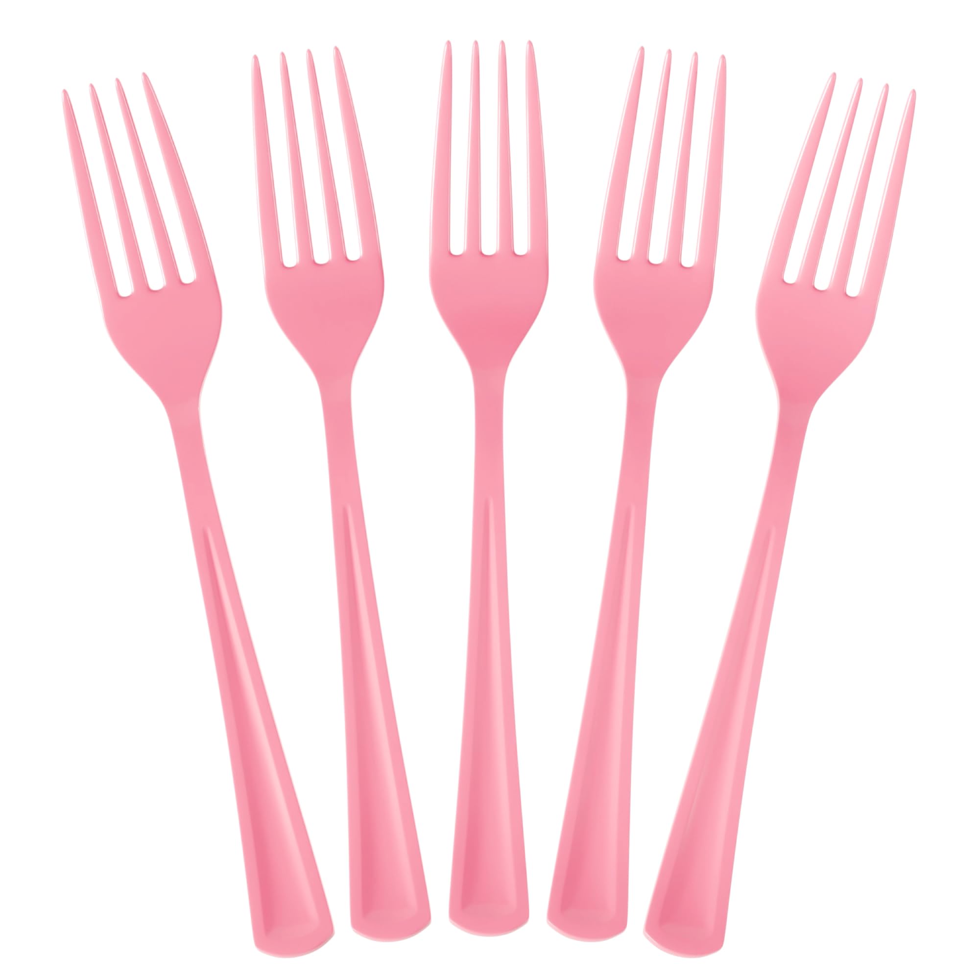 Tenedor Rosado Sert Plast x50